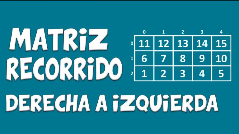 Lee más sobre el artículo Recorrido Matriz Derecha a Izquierda y de Arriba Abajo – Java
