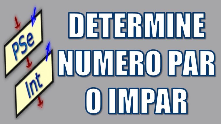 Lee más sobre el artículo Determine si un número e par o impar en Pseint